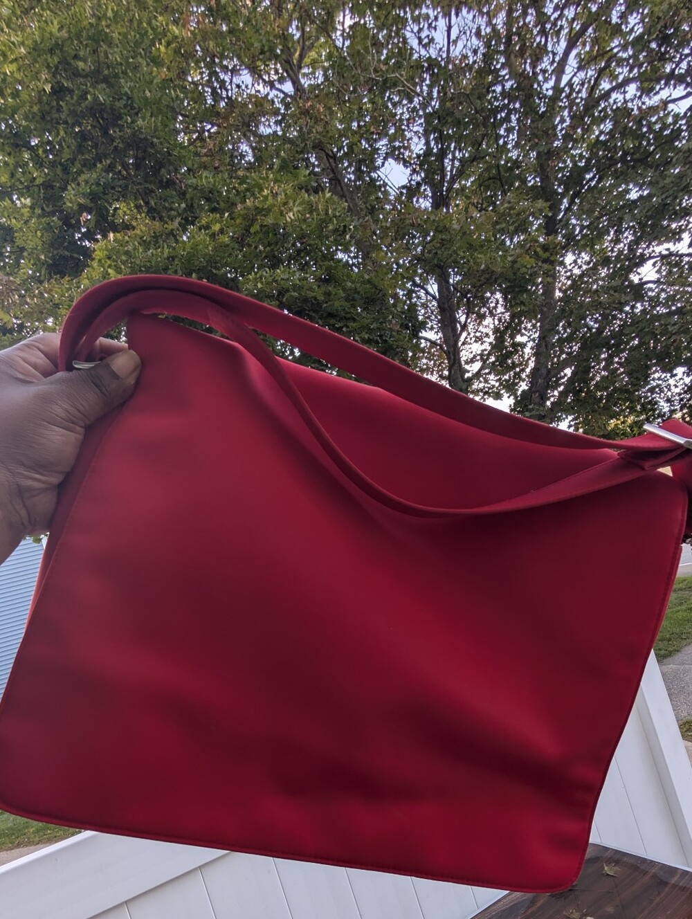 Amanda Smith Bold Red Shoulder Bag